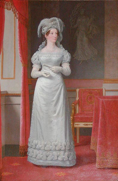 Christoffer Wilhelm Eckersberg Portrait of Marie Sophie of Hesse-Kassel Queen consort of Denmark